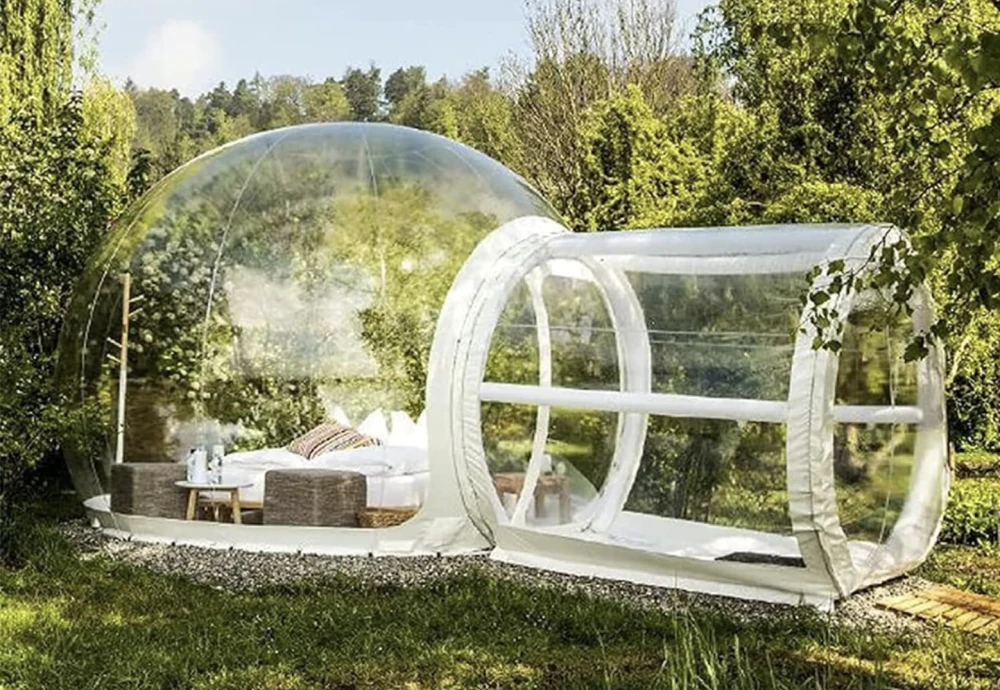 inflatable outdoor bubble tent